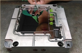 手机展示盒模具细节图